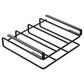 Double Stainless Steel Kitchen Organizer Shelf Rack Cabinet Storage Space Saver