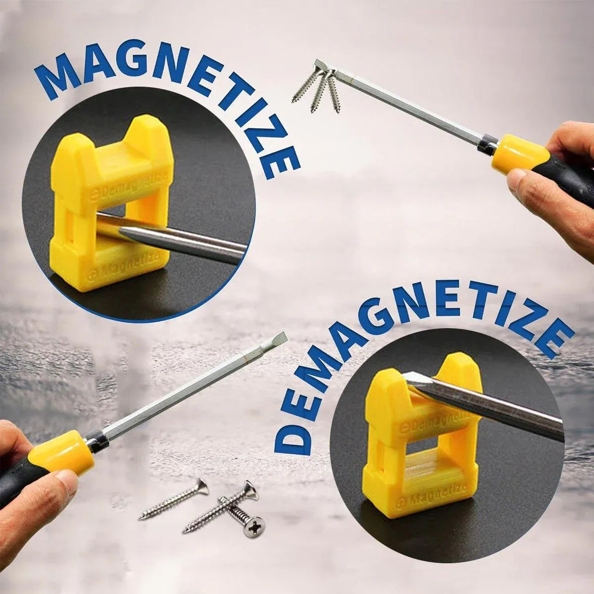 10pcs Colourful Magnetic/Demagnetic Screwdriver Set Hand Tools for Repairs
