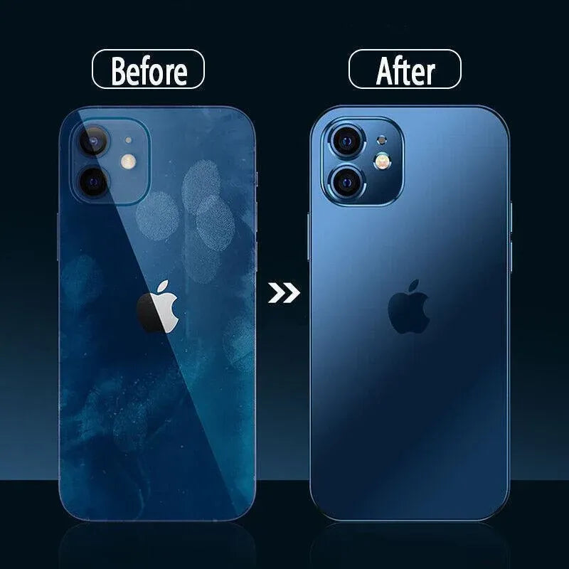 Blue For iPhone 13 12 11 Pro Max Case Thin Matte Ultra Slim Shockproof Clear Cover - iPhone 13 Mini