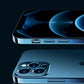 Blue For iPhone 13 12 11 Pro Max Case Thin Matte Ultra Slim Shockproof Clear Cover - iPhone XR