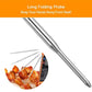 Foldable Digital Thermometer Probe Temperature Kitchen Cooking Food Bbq Meat Jam - Orange