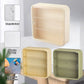Wall Mounted Showcase Acrylic Figures Toys Display Case Dustproof Storage Box - Beige