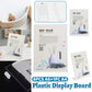 7PCS L-Shaped Table Plastic Display Board White Durable for Restaurant Hotel Use