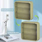 Wall Mounted Showcase Acrylic Figures Toys Display Case Dustproof Storage Box - Yellow