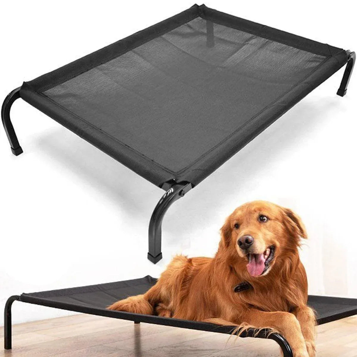 Heavy Duty Pet Raised Bed Elevated Trampoline Hammock Cat Dog Raised Deluxe - Replacement Mesh-S