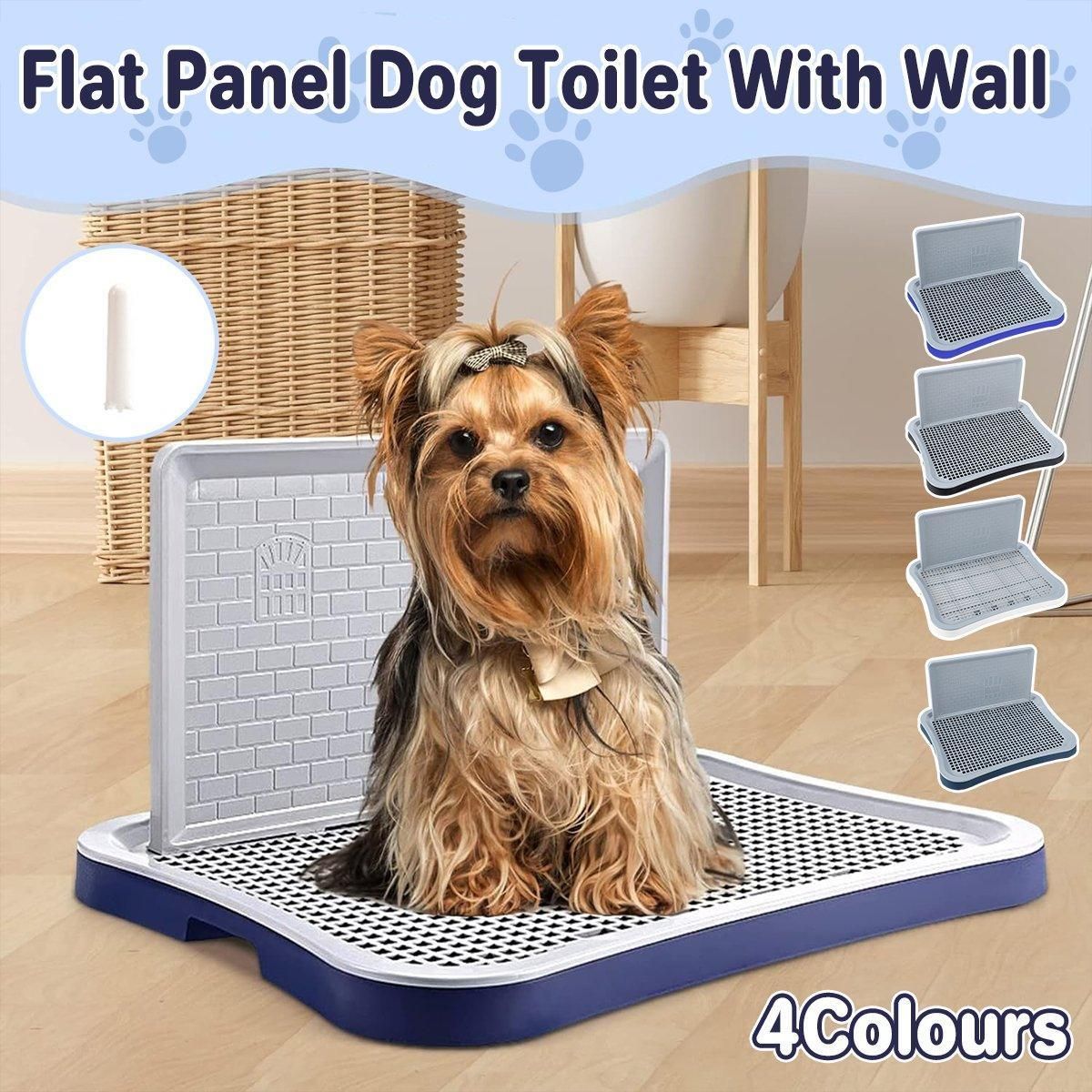 Pet Potty Training Pad Small And Medium-sized Dog Toilet Urinal Pee Tray - Blue