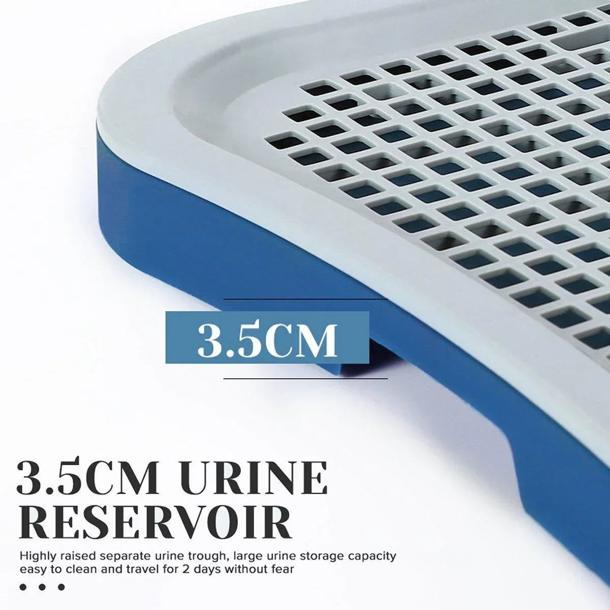 Pet Potty Training Pad Small And Medium-sized Dog Toilet Urinal Pee Tray - Blue