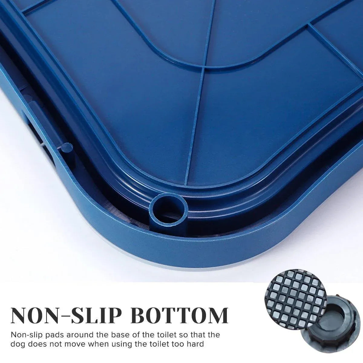 Pet Potty Training Pad Small And Medium-sized Dog Toilet Urinal Pee Tray - Blue