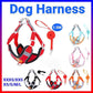 Dog Harness Cat Lead Puppy Leash Vest Mesh Breathe Adjustable Braces Small Pet Orange - M