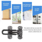 Anti Theft Lock Latch Door Bolt Security Lock For Home Bedroom Bathroom - Silver