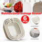 6pcs Multifunctional Drainage Basket for Fruits Vegetables Kitchen Household Use