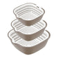 6pcs Multifunctional Drainage Basket for Fruits Vegetables Kitchen Household Use