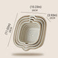 6pcs Multifunctional Drainage Basket for Fruits Vegetables Kitchen Household Use