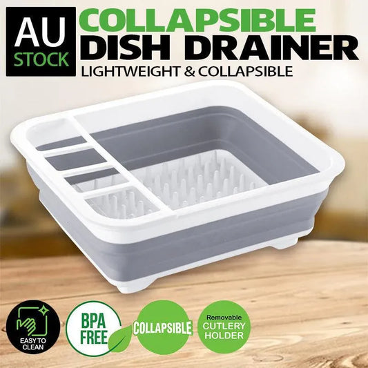 Master Collapsible Dish Drainer Small with Spaces Camping Caravan 34cm X
