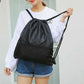 Backpack Sport Pack String Tote Gym Bag Cinch Sack School Drawstring Capacity - Green