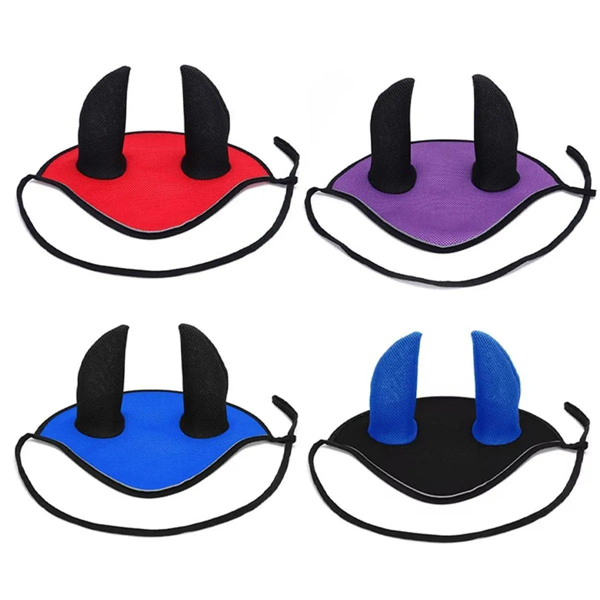 Breathable Mesh Cloth Ear Muffs For Horse Accessories Comfortable Fly Protection - Black