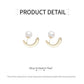 Premium Pearl Earrings Elegant Simple Design Timeless Fashion Jewelry for Women