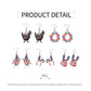 Cute Cartoon Earrings Funny Jewelry Gift for Girls Perfect for Birthdays Parties - Rabbit ears