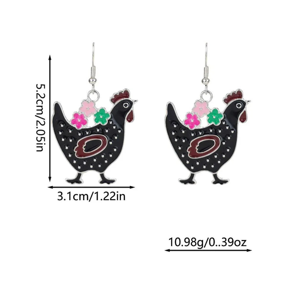 Cute Cartoon Earrings Funny Jewelry Gift for Girls Perfect for Birthdays Parties - Rabbit ears