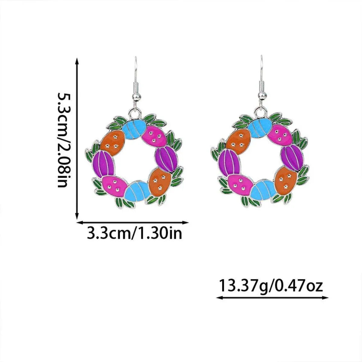 Cute Cartoon Earrings Funny Jewelry Gift for Girls Perfect for Birthdays Parties - Rabbit ears