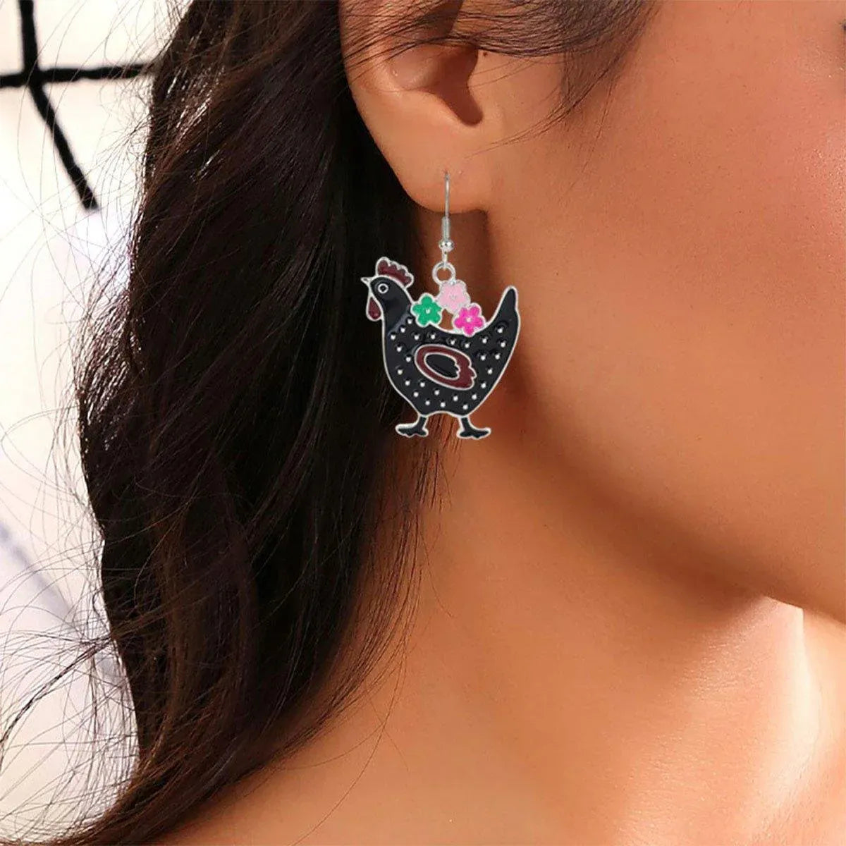 Cute Cartoon Earrings Funny Jewelry Gift for Girls Perfect for Birthdays Parties - Rabbit ears