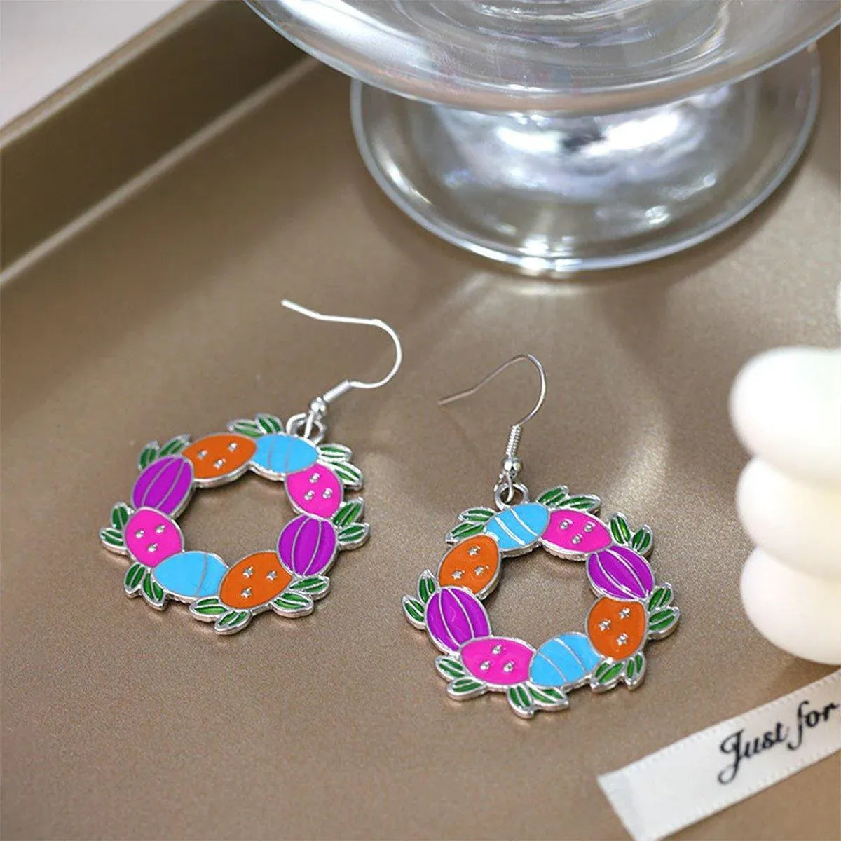 Cute Cartoon Earrings Funny Jewelry Gift for Girls Perfect for Birthdays Parties - Rabbit ears