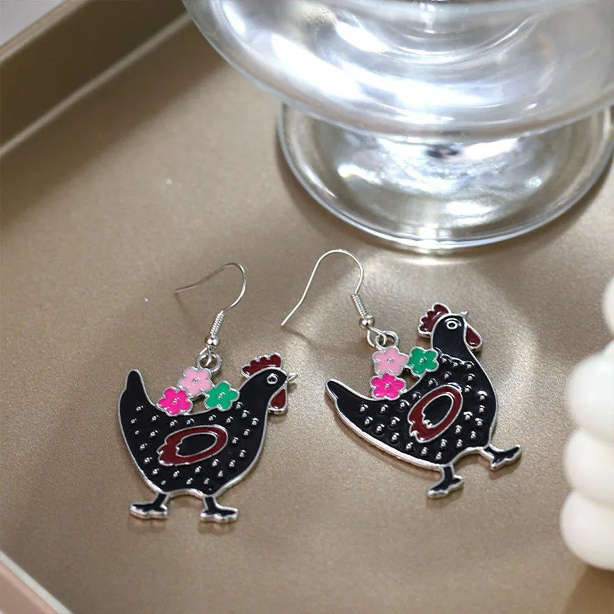 Cute Cartoon Earrings Funny Jewelry Gift for Girls Perfect for Birthdays Parties - Rabbit ears