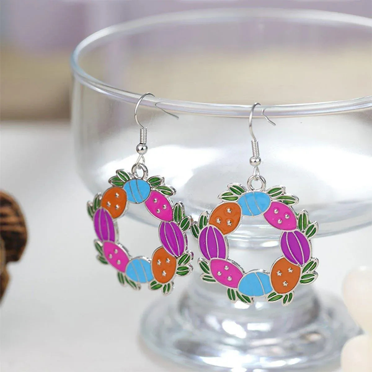 Cute Cartoon Earrings Funny Jewelry Gift for Girls Perfect for Birthdays Parties - Rabbit ears