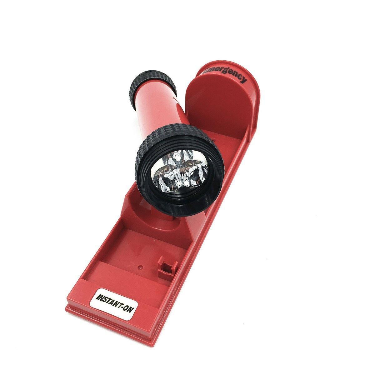 Wall Mounted LED Backup Light for Hotel Guest Room or Home Use - Red
