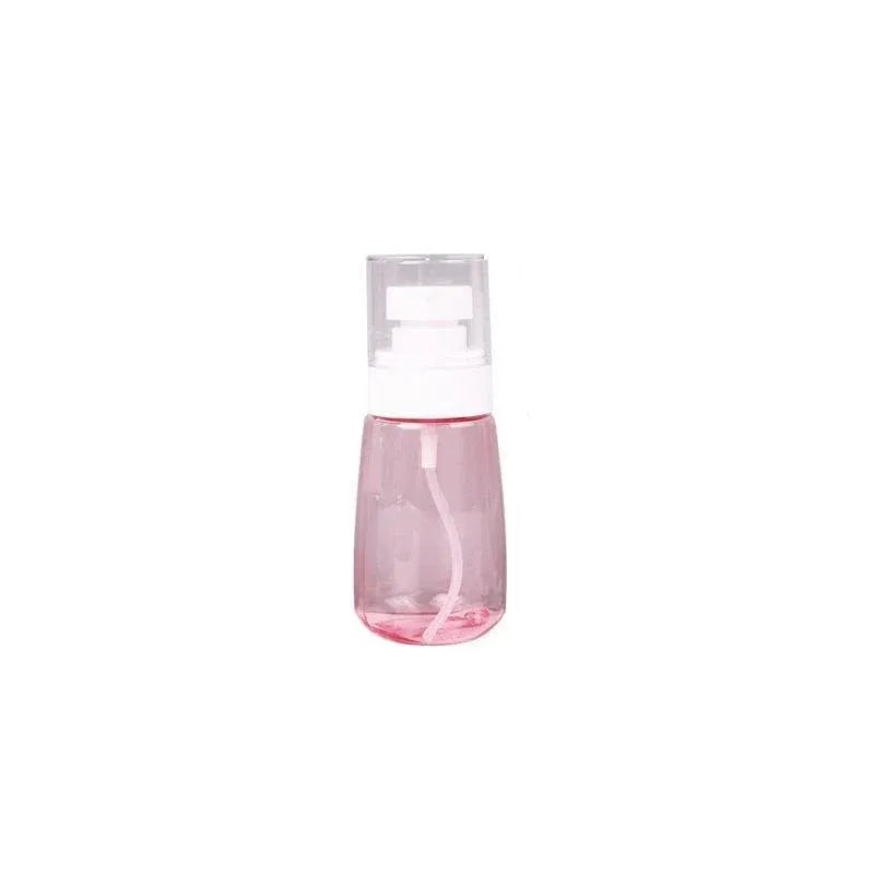 10pcs Portable Travel Emulsion Dispenser Bottle Press Pump Refillable Containers - Pink-30ml