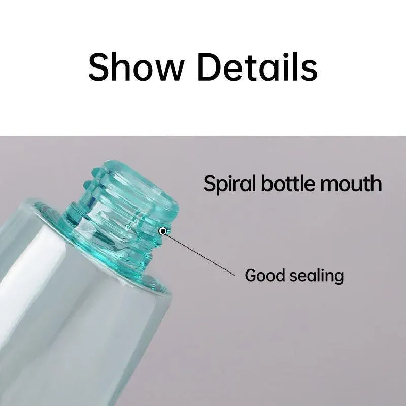 10pcs Portable Travel Emulsion Dispenser Bottle Press Pump Refillable Containers - Pink-30ml