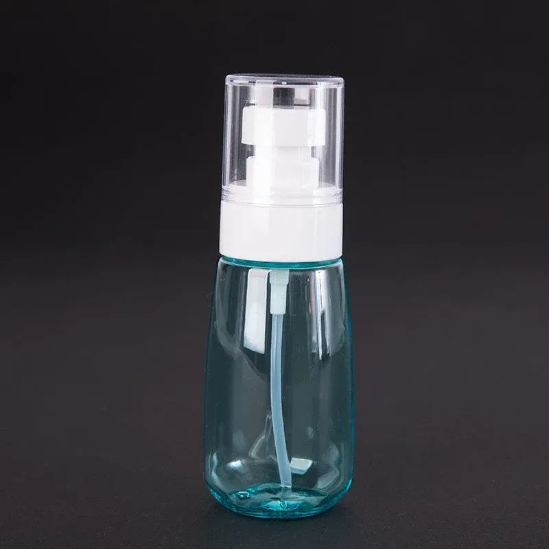 10pcs Portable Travel Emulsion Dispenser Bottle Press Pump Refillable Containers - Pink-30ml