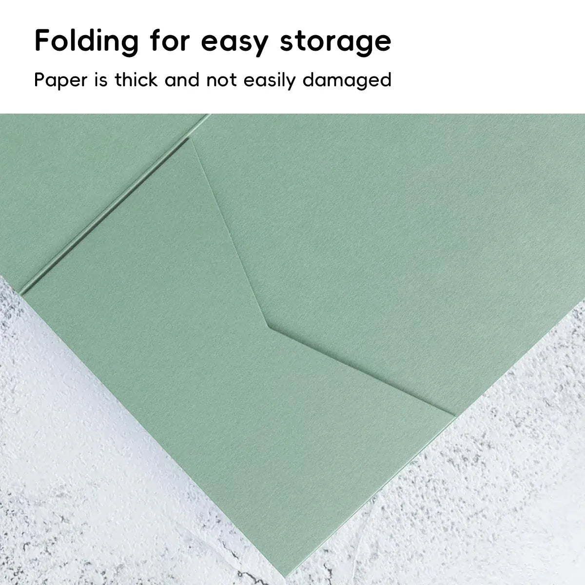 20PCS 3D Tri-Fold Holiday Wedding Invitation Envelope Greeting Cards Aesthetic - Blue