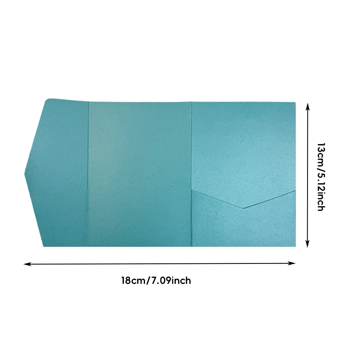 20PCS 3D Tri-Fold Holiday Wedding Invitation Envelope Greeting Cards Aesthetic - Pink
