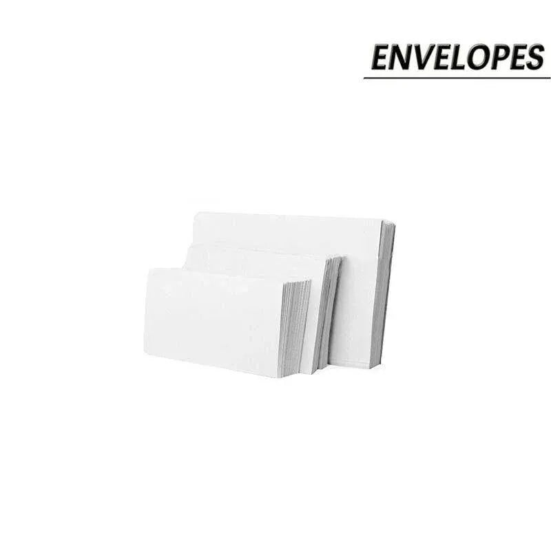 White Business Envelopes 8 Sizes Opaque Mailer with Pre-Printed Postcode - 6N:230*120MM