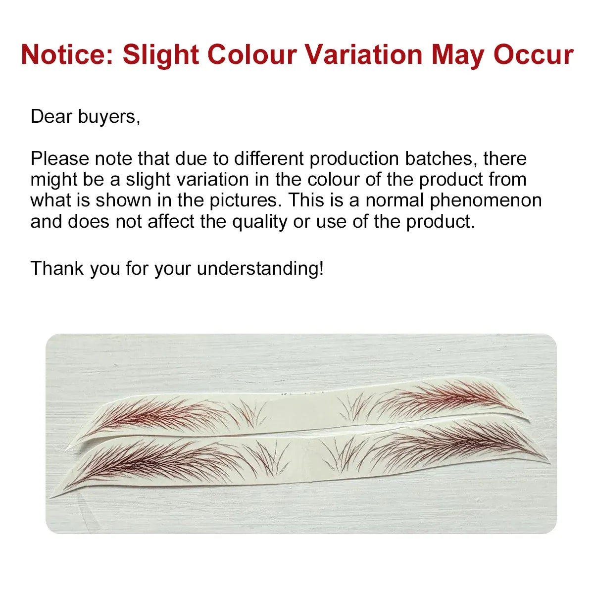 3D Waterproof Eyebrow Tattoo Sticker Hair-Like Natural Brows for Sparse Eyebrows - E11