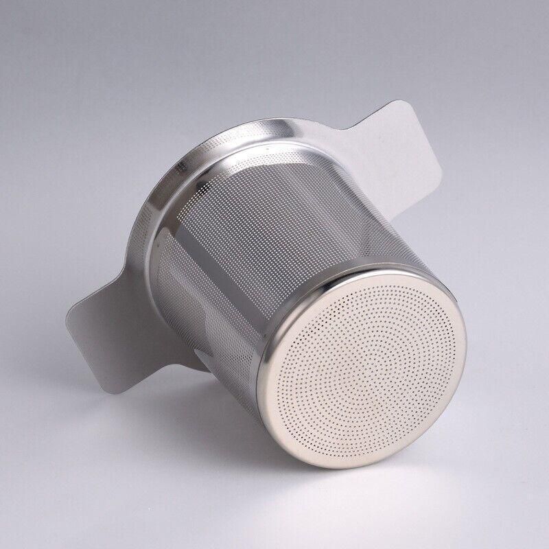 Tea Infuser With Lid Mesh Stainless Steel Metal Cup Strainer Loose Leaf Filter