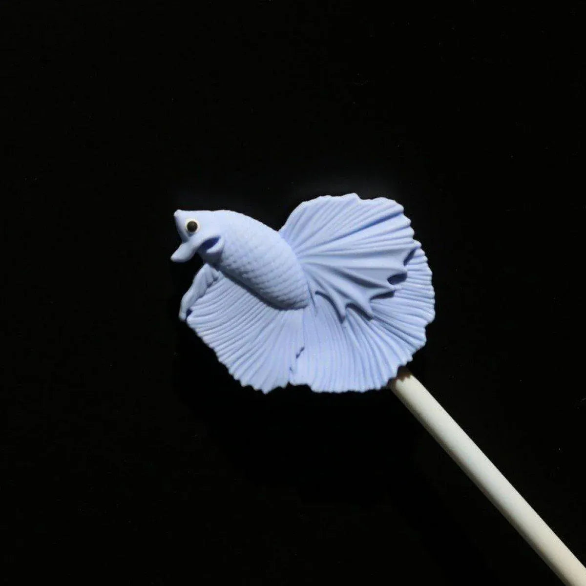 Fish Teaser Stick Interactive Training Pen Toy for Fish Tank Fun and Engagement - Colourful