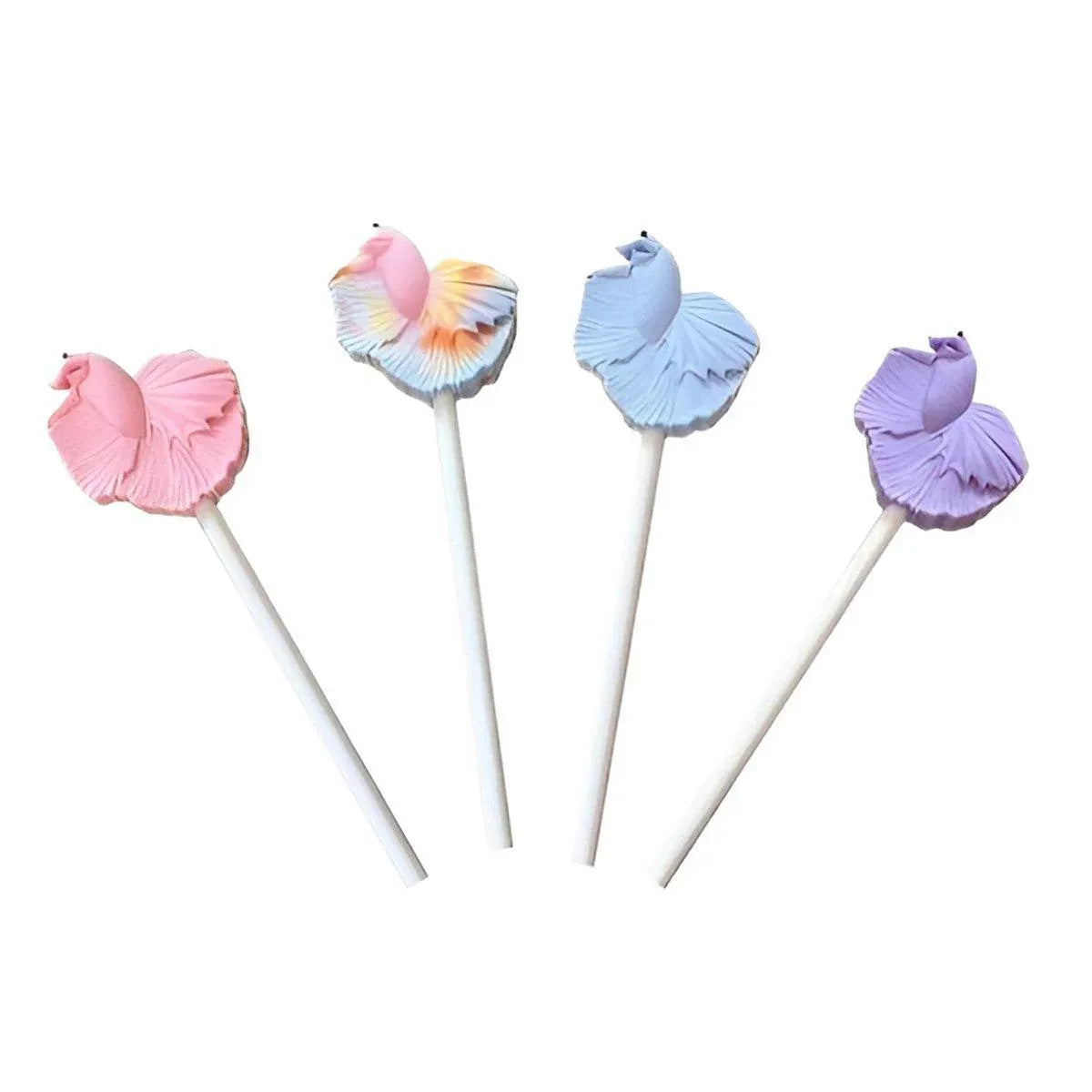 Fish Teaser Stick Interactive Training Pen Toy for Fish Tank Fun and Engagement - Purple