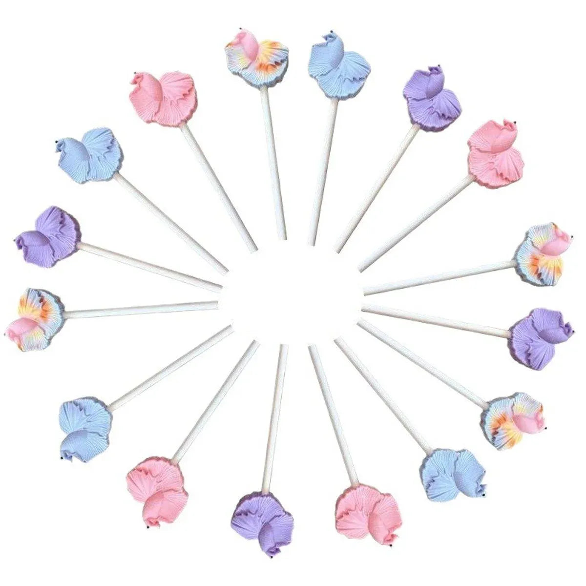 Fish Teaser Stick Interactive Training Pen Toy for Fish Tank Fun and Engagement - Purple