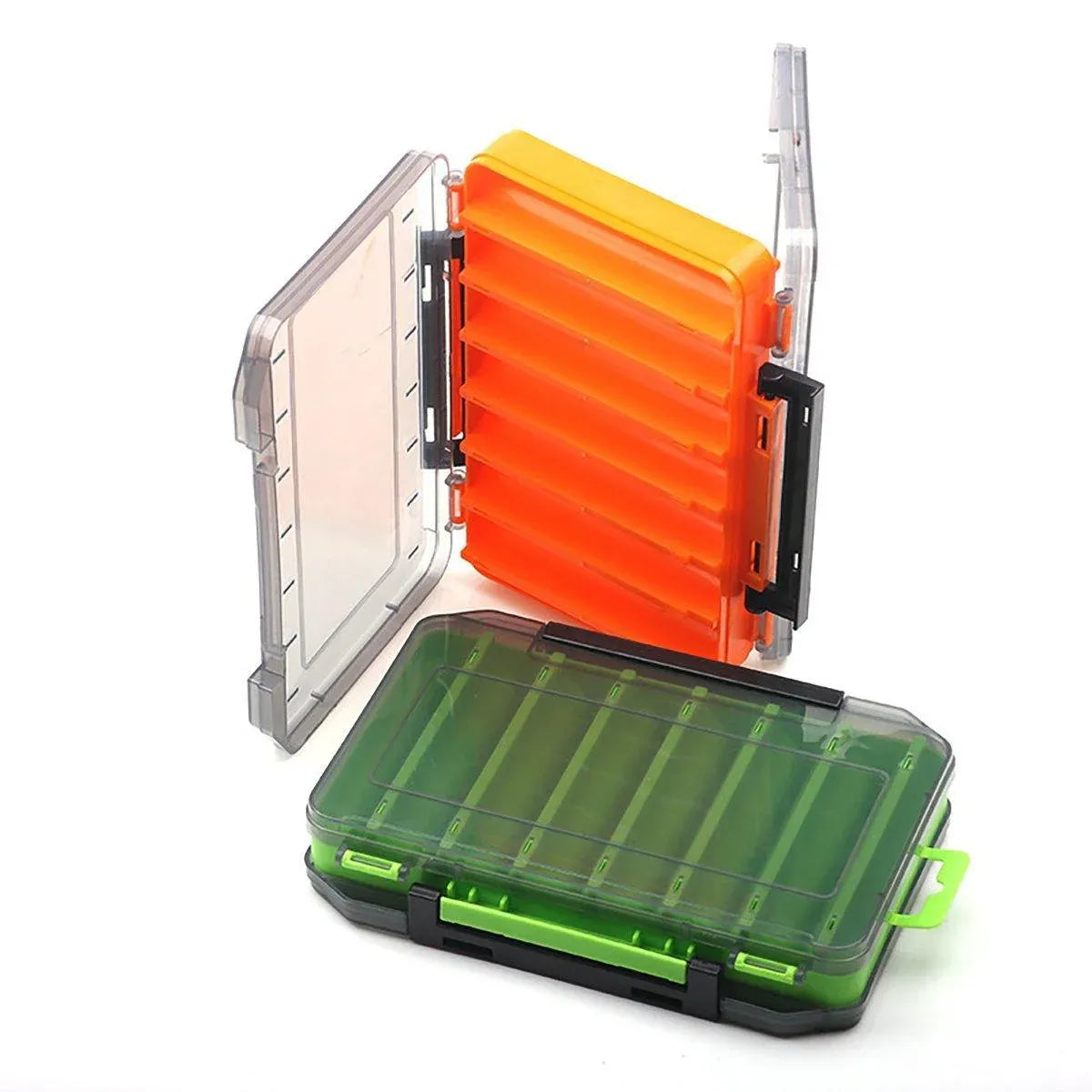 Multifunctional Fishing Bait Storage Box Accessories Gear Organizer Tool Box - Yellow-L