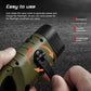 Hand Crank Solar Powered Rechargeable Led Camping Emergency Flashlight - Black