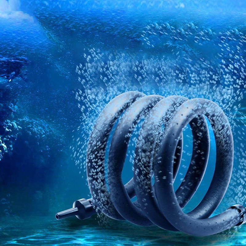 Flexible Aquarium Air Stone Oxygen Diffuser Strip for Fish Tank Aeration System - 45cm Single-inlet