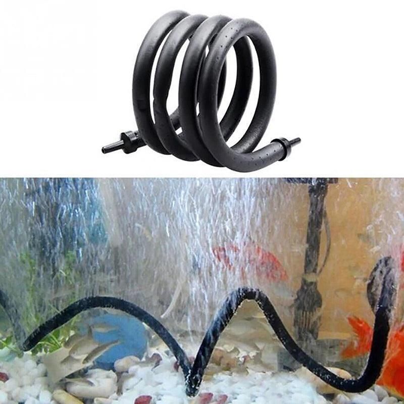 Flexible Aquarium Air Stone Oxygen Diffuser Strip for Fish Tank Aeration System - 60cm Single-inlet