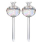 2PCS Automatic Glass Watering Cactus Plant Flower Self Drip Irrigation Tool - Transparent