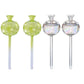 2PCS Automatic Glass Watering Cactus Plant Flower Self Drip Irrigation Tool - Transparent