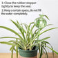 2PCS Automatic Glass Watering Cactus Plant Flower Self Drip Irrigation Tool - Transparent