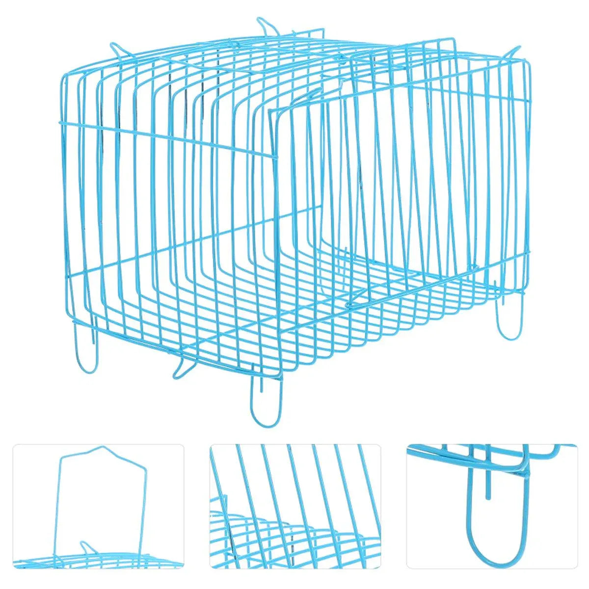 Pet Carrier Portable Folding Cage L 10pcs 730538 Small Bird Transport Collapsible