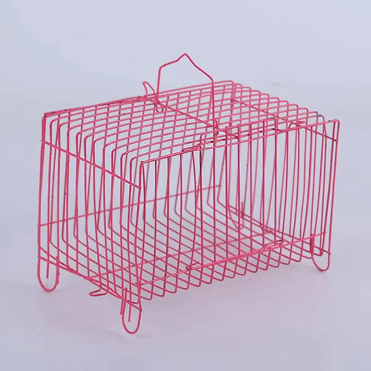 Small Bird Transport Collapsible Pet Carrier Portable Folding Cage Travel