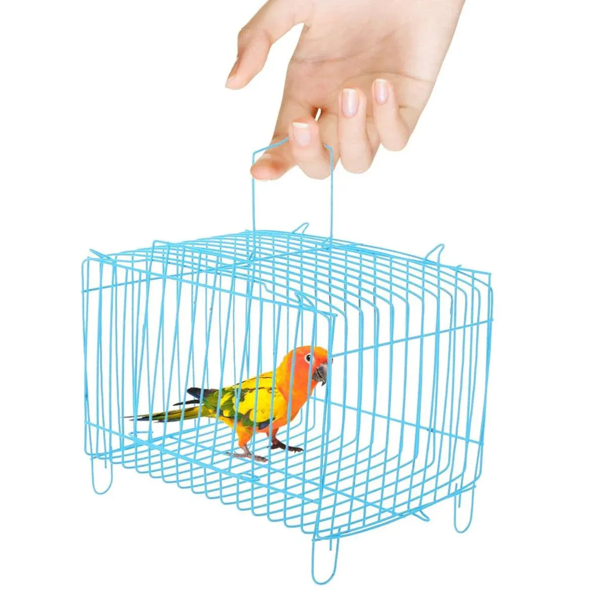 Small Bird Transport Collapsible Cage Travel Pet
